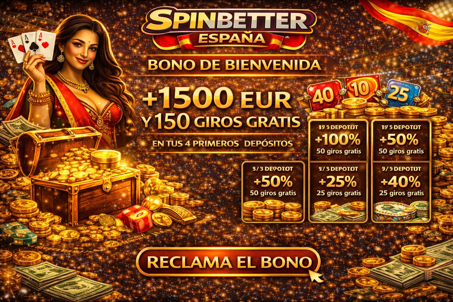 SpinBetter casino bonus