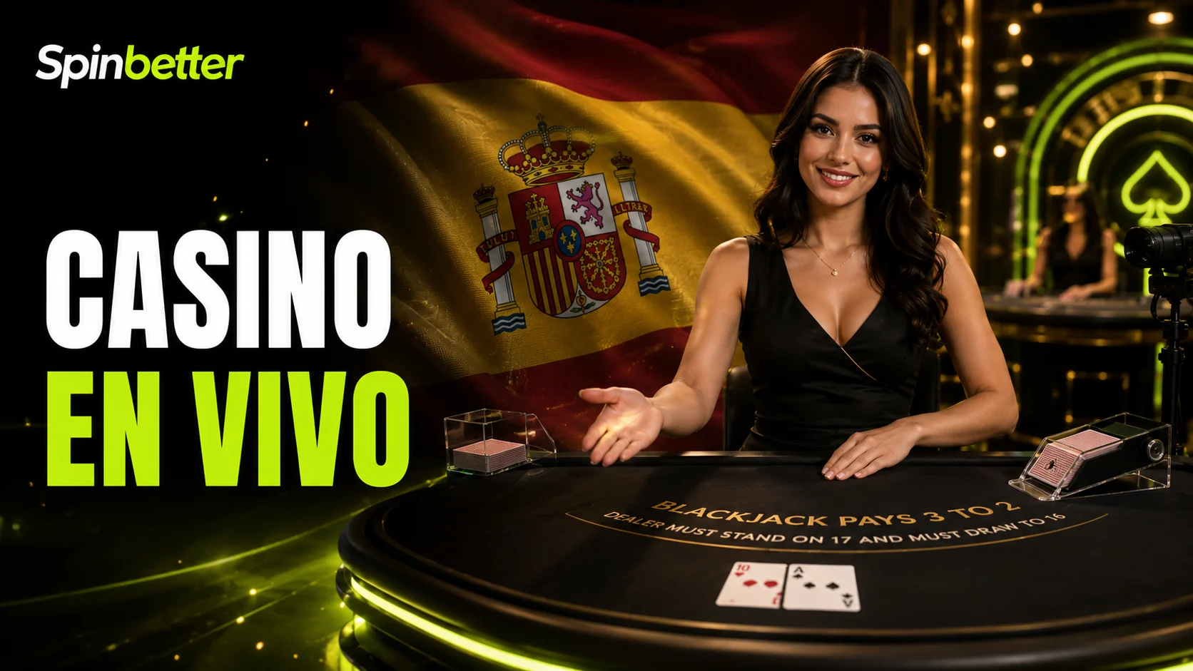 Casino en vivo de SpinBetter con crupieres reales