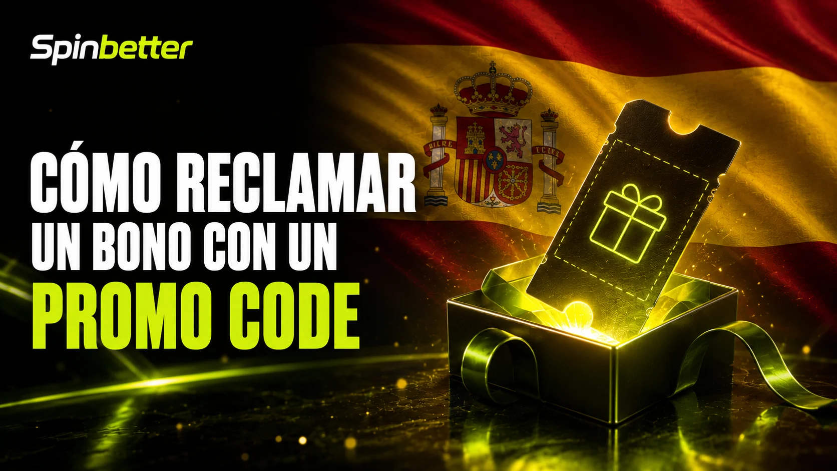 Cómo reclamar un bono con un código promocional en SpinBetter